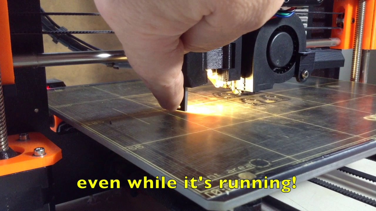 Maxim's floating led light for the Prusa i3 3D printer