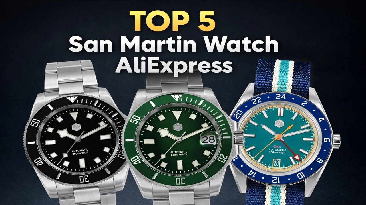 Топ-5 лучших часов San Martin с AliExpress в 2026 году.
