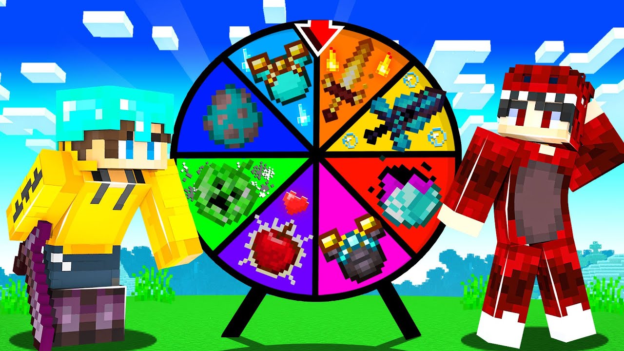 ماين كرافت لعبة عجلة الحظ مع الشباب! (سبيد المحظوظ😥 )