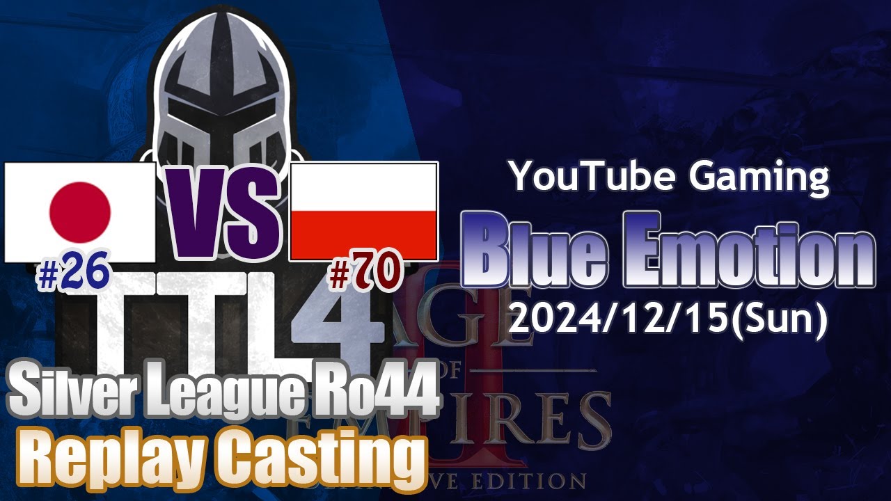 [AoE2]T90 Titans League S4 Silver League - Round of 44 - chart vs Dziamdziak[Blue Emotion #24/12/15]