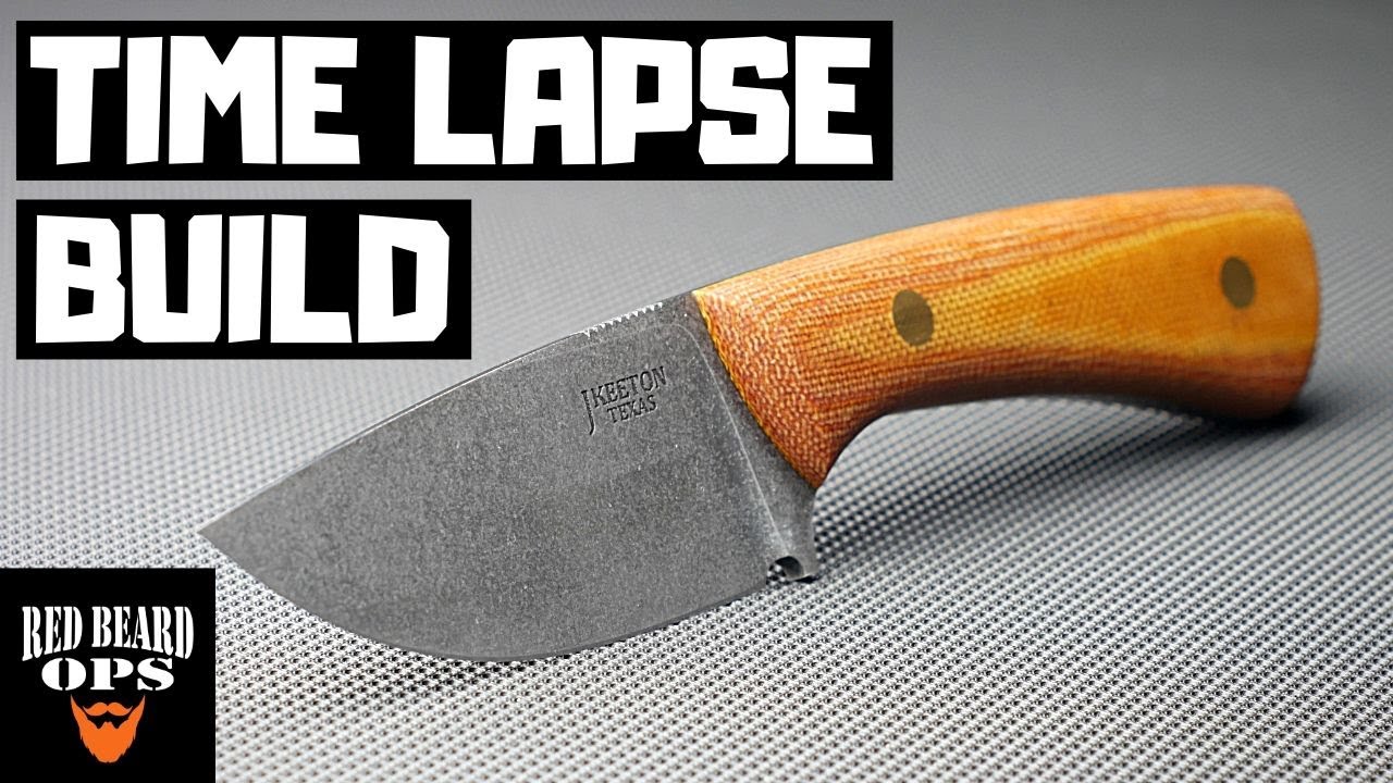 Time Lapse | Making A Simple EDC Knife | Knife Making