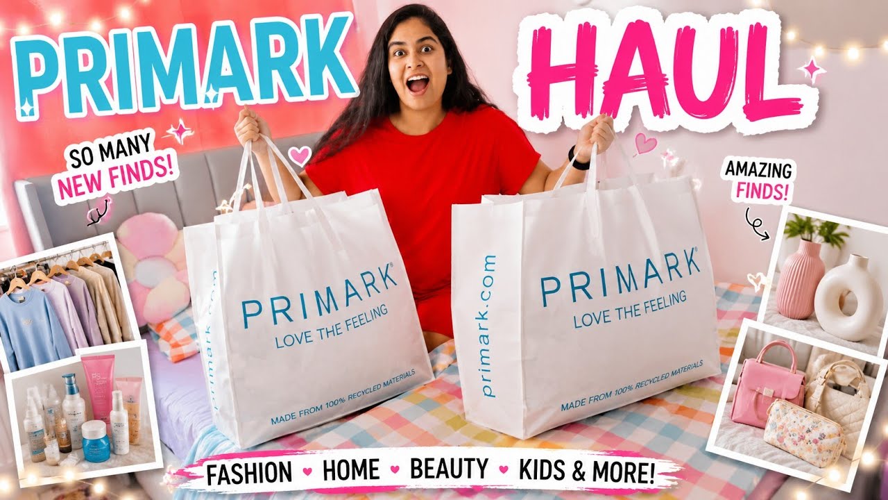 PRIMARK HAUL 🛍️😍 So Many NEW Finds! | Fashion, Beauty, Home & Kids
