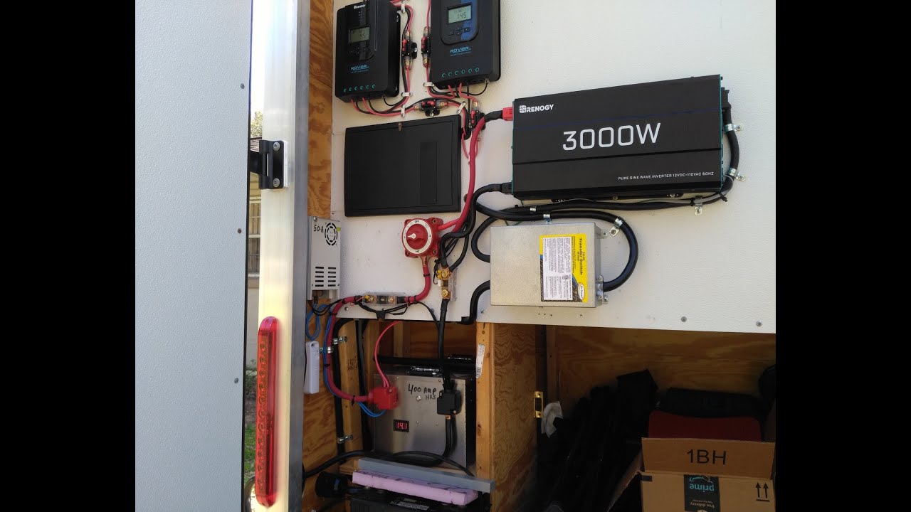 E14 Electrical System:Solar - 12 Volt - Shore Power - Travel Trailer Conversion