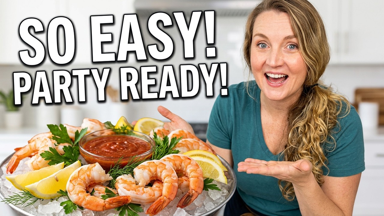 New Years Entertaining Inspo: Easy Shrimp Cocktail Platter