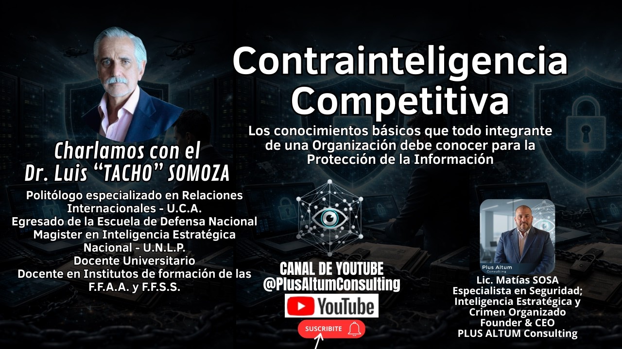 Contrainteligencia Competitiva con el Dr Luis Somoza