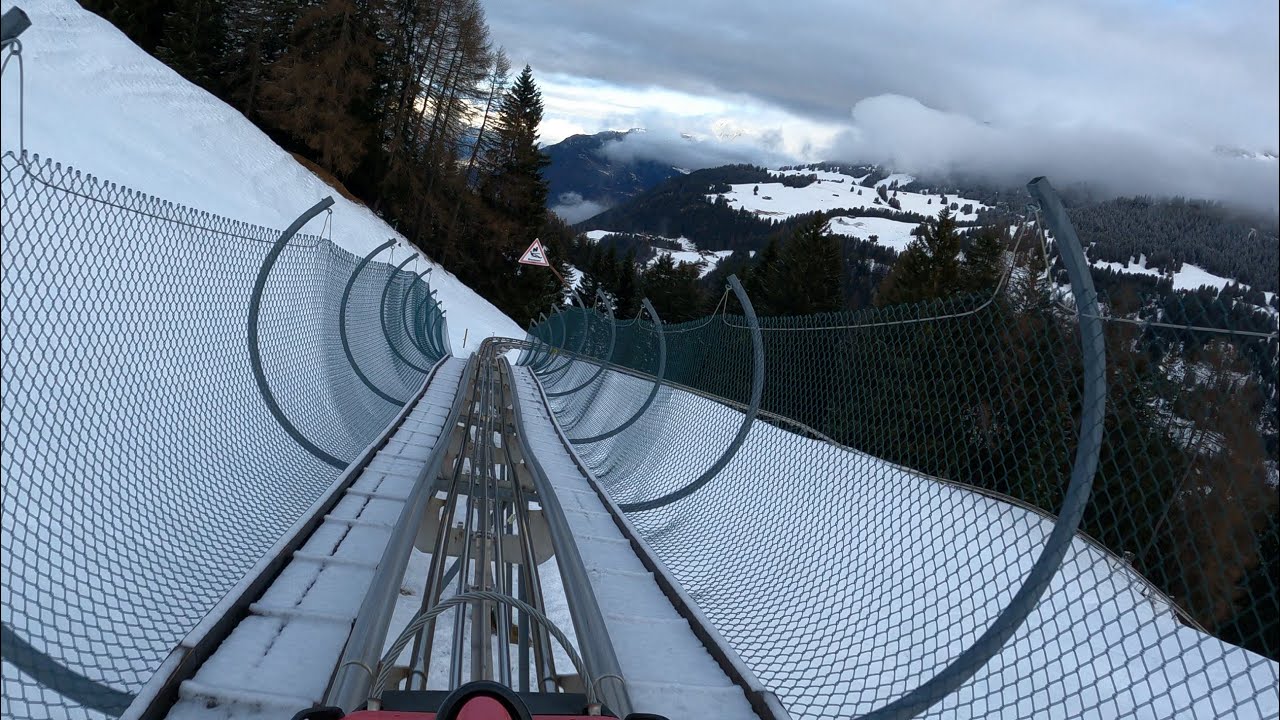 Longest Toboggan Run - Switzerland, Churwalden, Pradafenz Camping