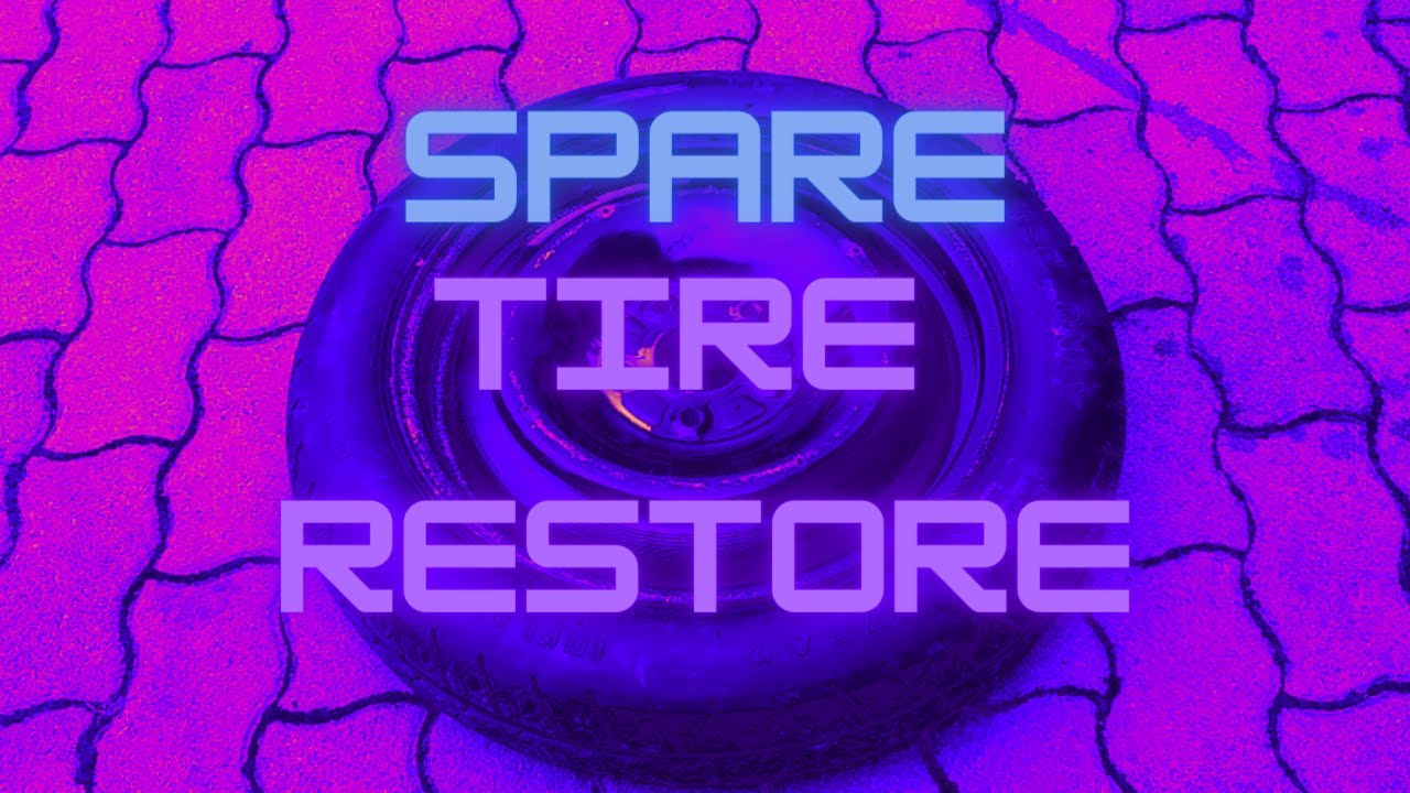 C4 Corvette Diary Ep11: How To Restore Spare Tire and Carrier