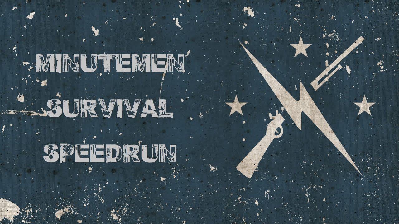 Fallout 4 Survival Speedrun; Minutemen Ending WORLD RECORD 2:47:43