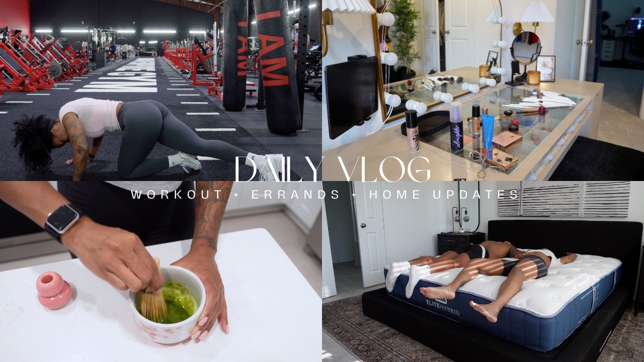 Daily Vlog | Workout + Errands + Home Updates
