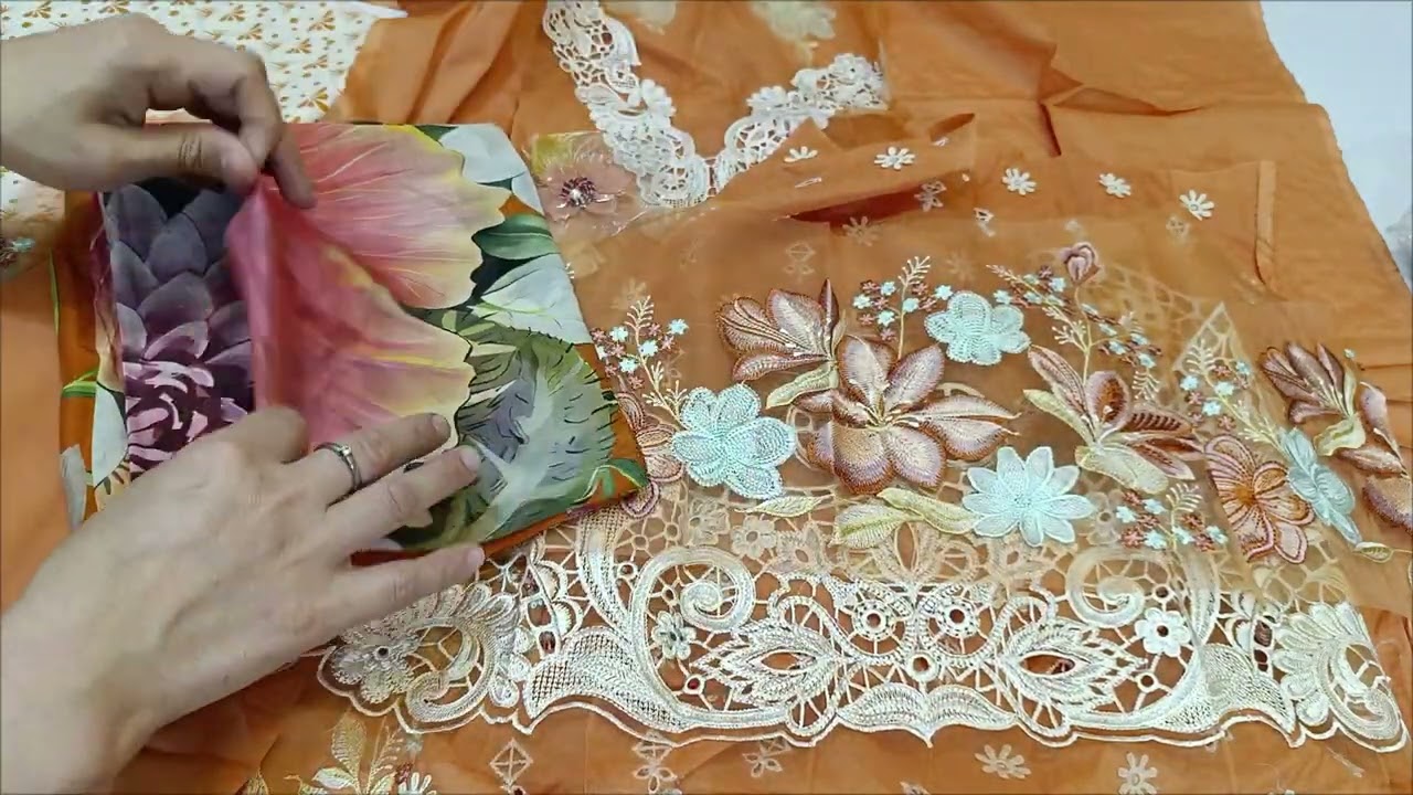 MUSHQ || HEMLINE || LAWN || EMB ||  UNSTITCHED || EID @nisaacollection8656 03214682545