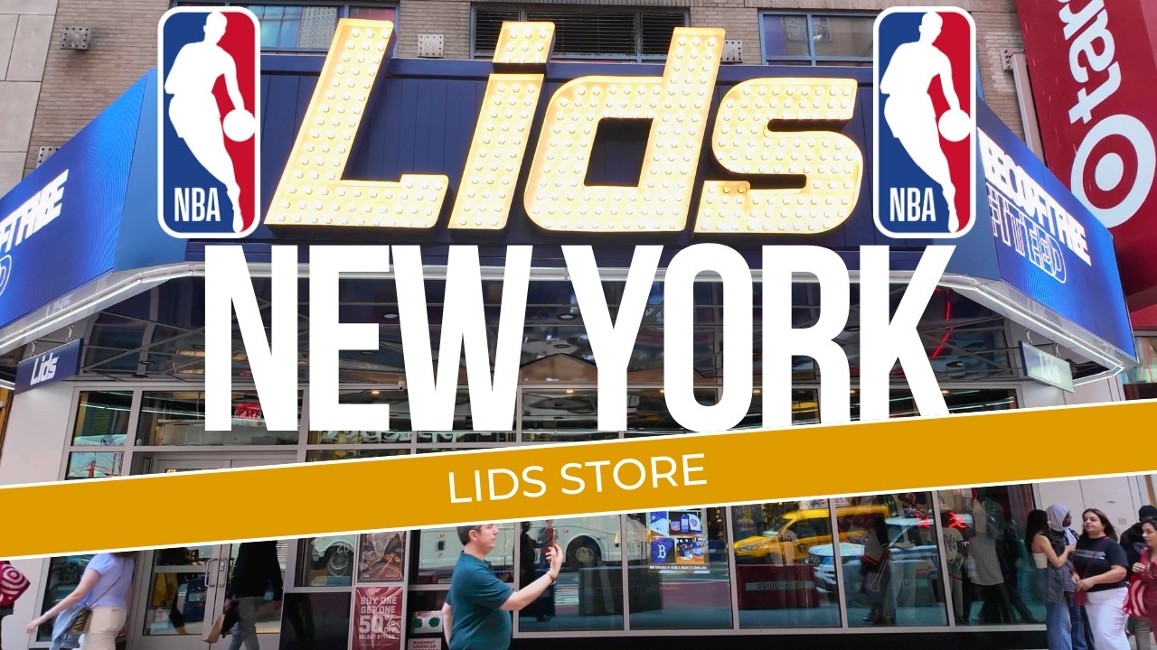 Inside LIDS STORE TIMES SQUARE New York City