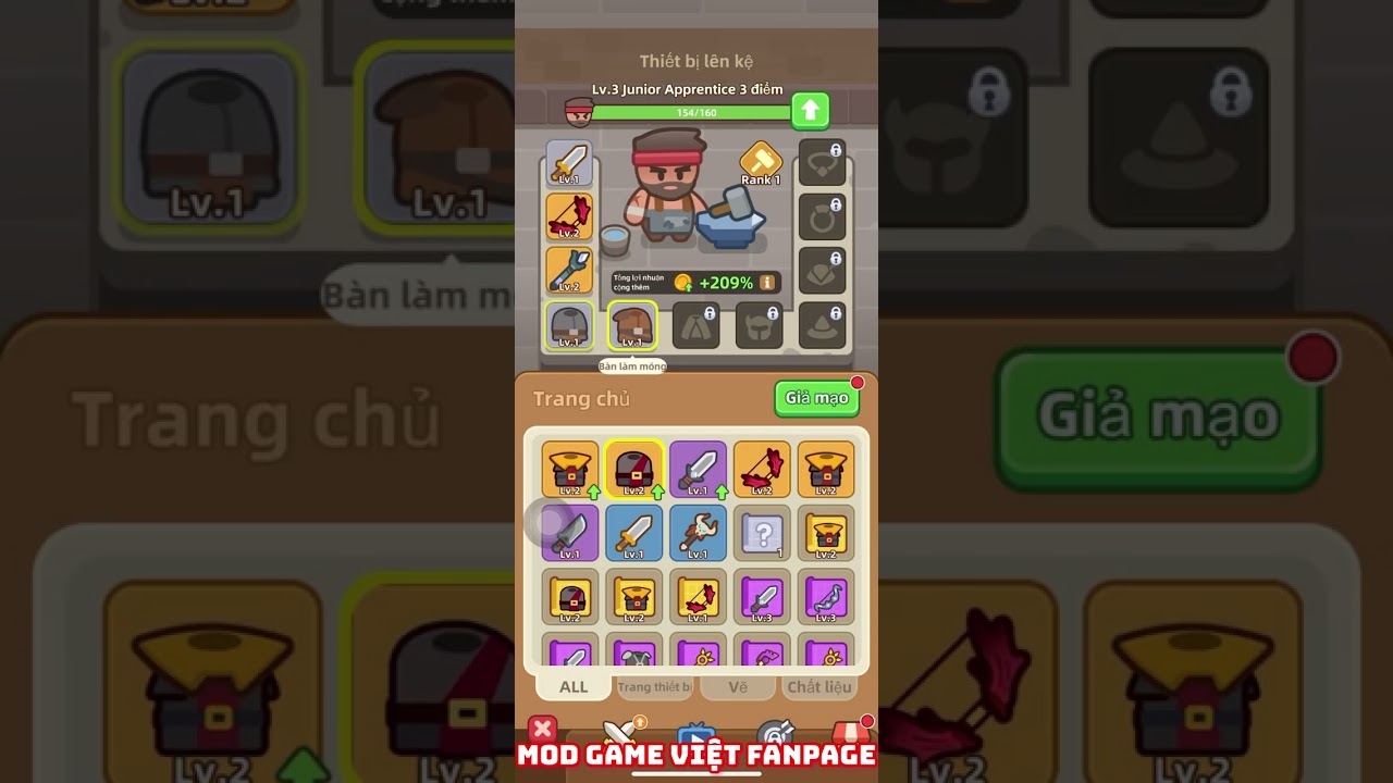Idle Weapon Shop Online Hack Full Update Phiên Bản Mới Nhất FOR  ANDROID - IOS BY MGV