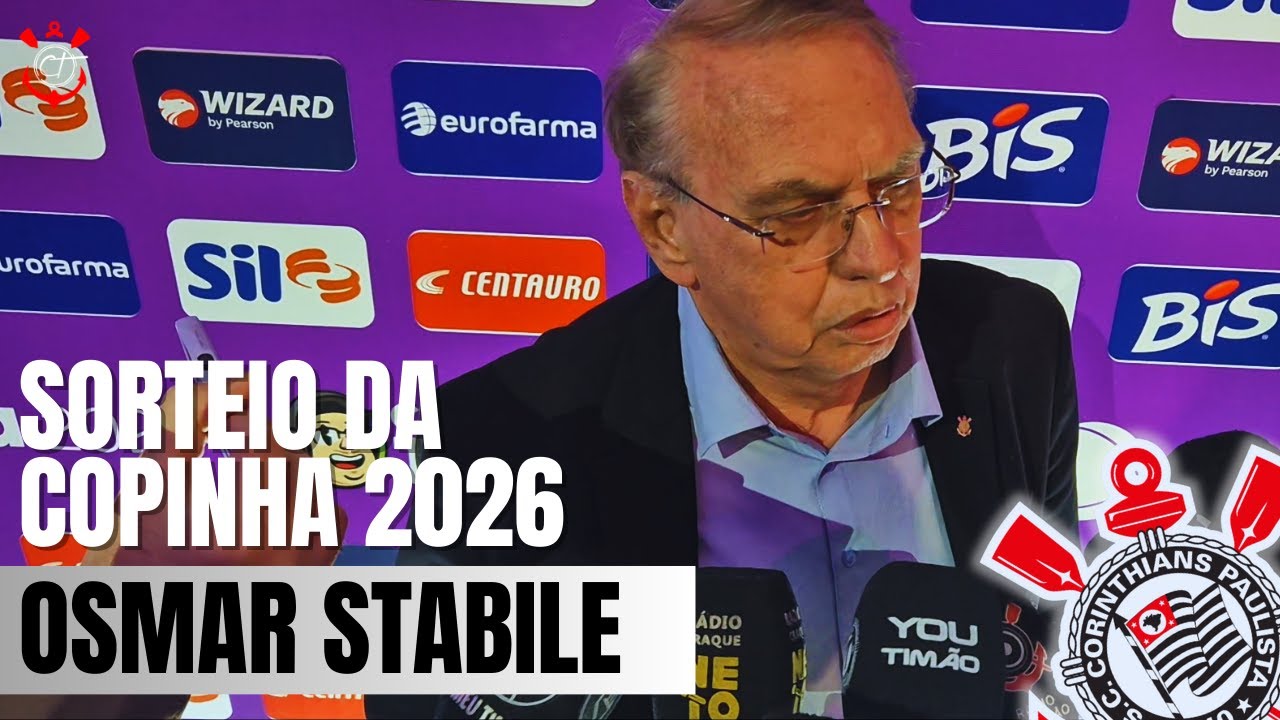 OSMAR STABILE PRESIDENTE DO CORINTHIANS FALA SOBRE TRANSFERBAN, GRUPO NA COPINHA E MUITO MAIS