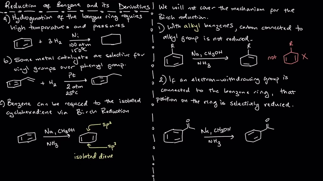 Reactions at the Benzylic Position: Oxidation, Reduction, and Spectroscopy