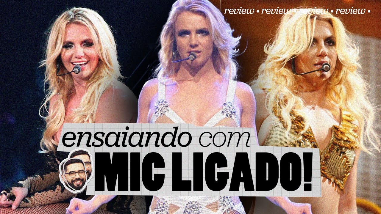 BRITNEY ENSAIANDO AO VIVO PARA A FEMME FATALE - bases, playback & mais!