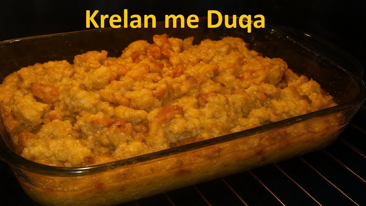 Krelan me Duqa vetem me miell krip dhe uje #recetashqip #recetateshpejta #recetatradicionale