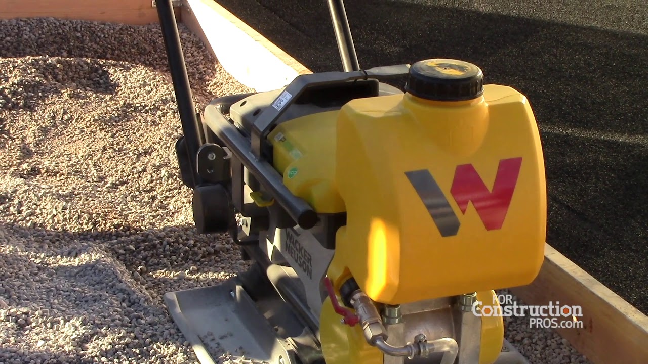 Wacker Neuson's Battery-powered Plate Compactor is Simple to Operate