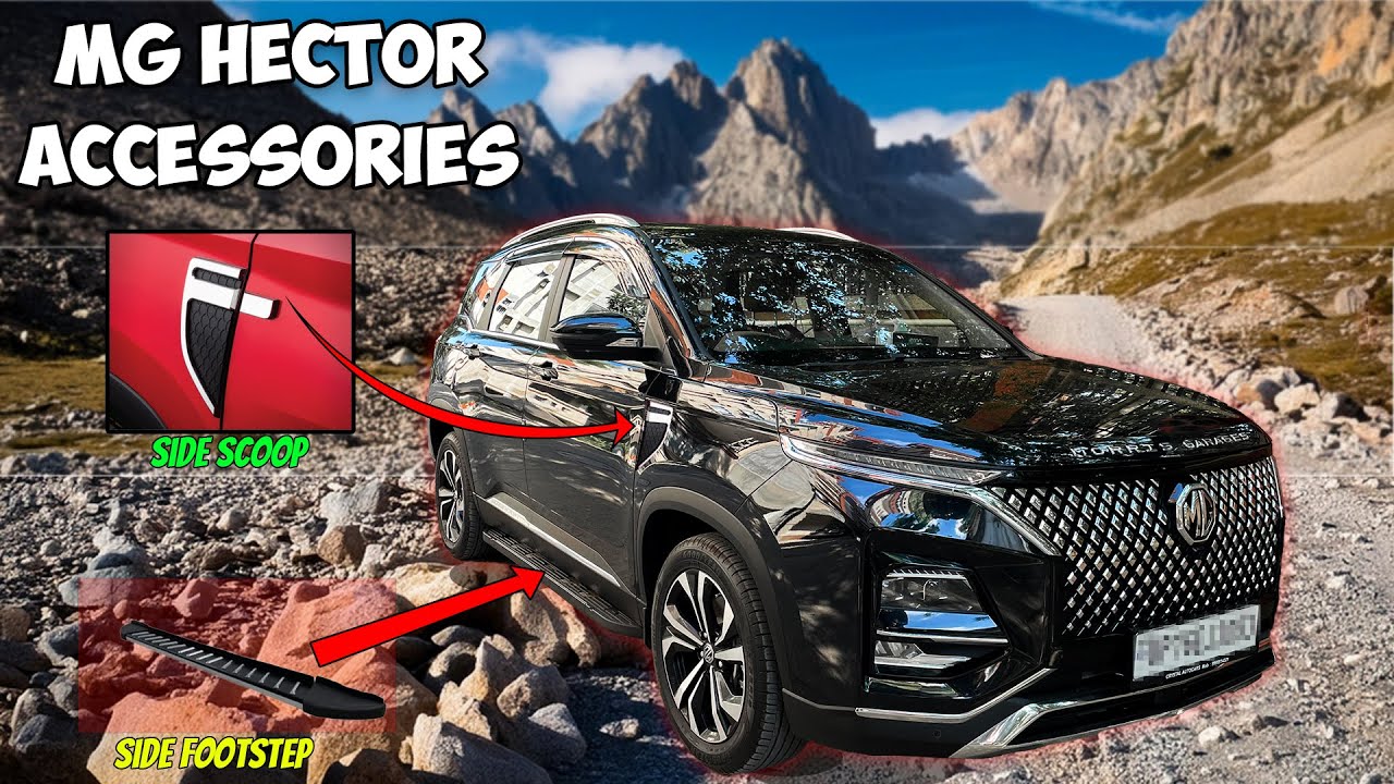MG Hector ke lie Best Accessories Explore karte hain