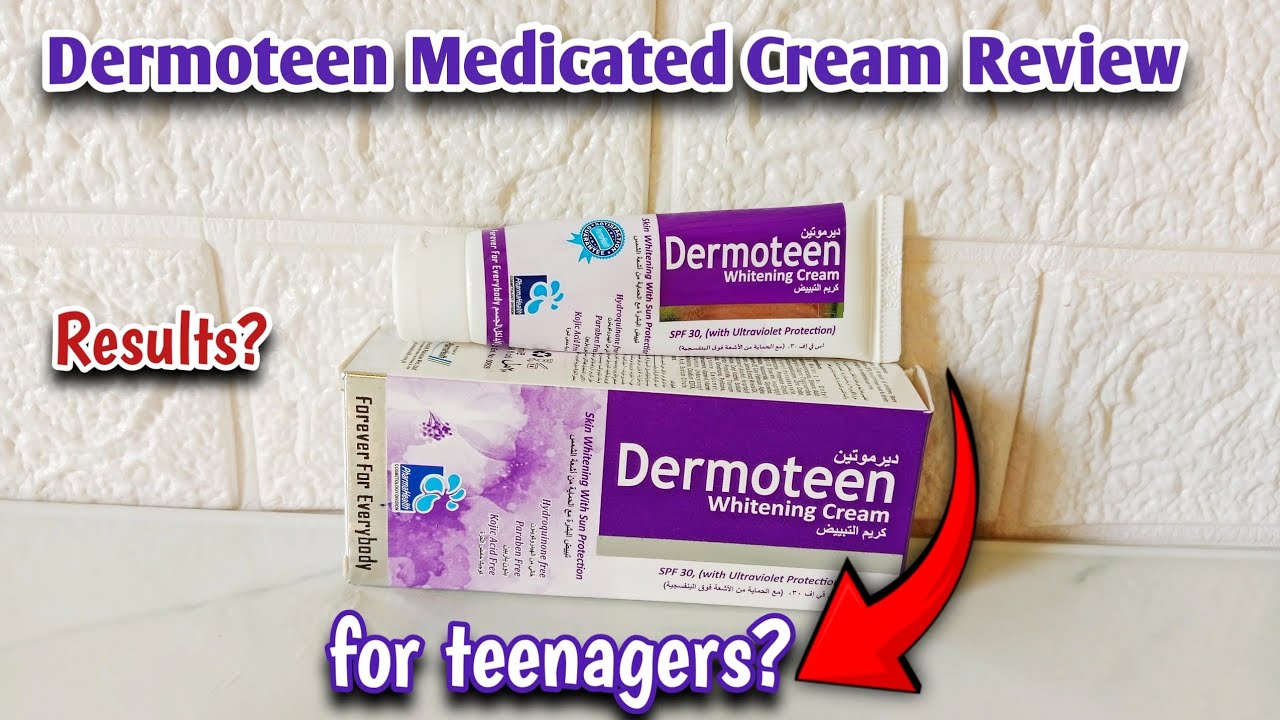 Dermoteen Face Whitening Cream Review | Best Medicated Night Cream For Skin Brightening ✨
