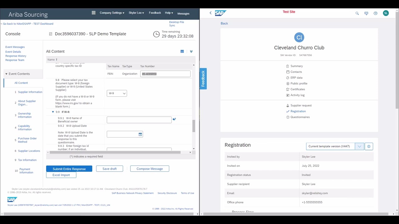 Relish Data Assure in SAP Ariba: Validate Supplier Onboarding