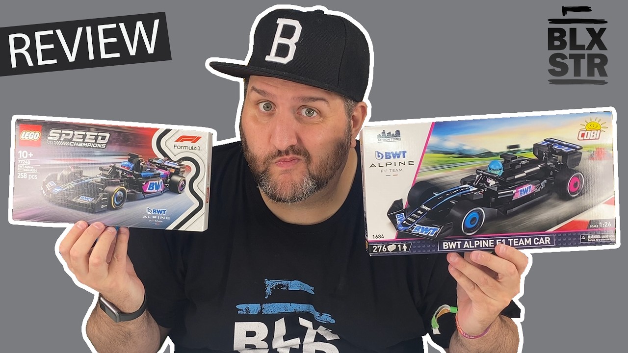 LEGO vs. COBI💥BWT Alpine F1® Team A524 🏁 COBI-1684 & LEGO 77248  ▶️ UNBOXING, SPEED BUILD & REVIEW