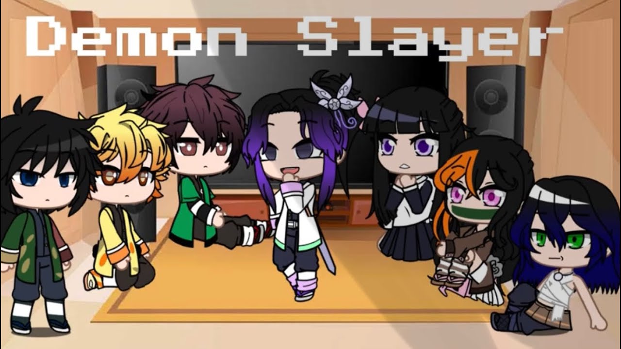 Demon Slayer reacts to Shinobu AU’s | Bad Apple | Gacha club