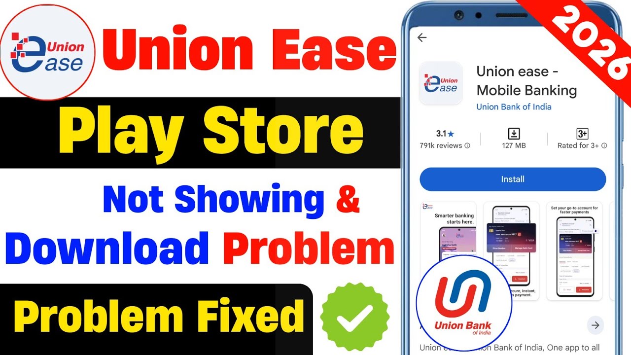 union ease play store download problem | union ease play store not showing problem | union ease app 