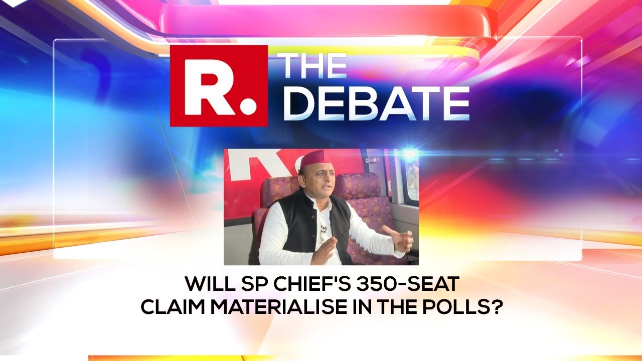 Will SP Chief's 350-Seat Claim Materialise In The Polls? BJP's Sudhanshu Trivedi Reacts | The Debate