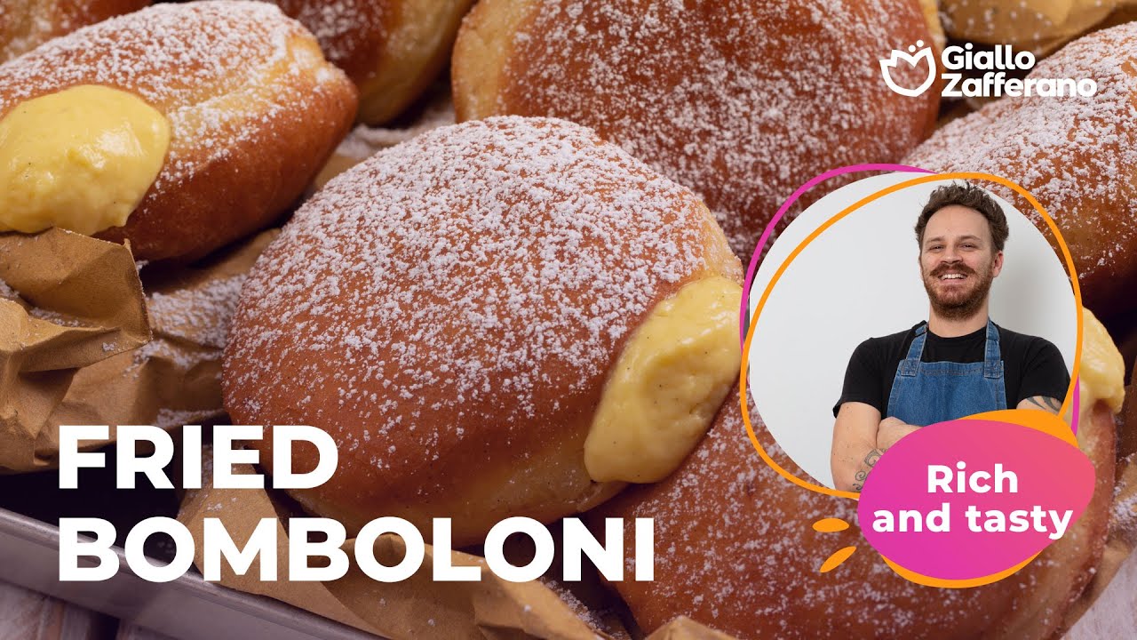FRIED DOUGHNUTS &ndash; the PERFECT GIALLOZAFFERANO RECIPE ❤️😋✨