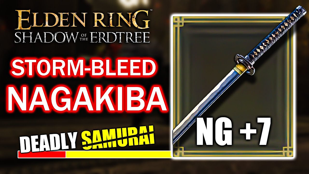 Storm Bleed Nagakiba Build Made Bosses ask for Mercy 😭🌪️ | Elden Ring Ng+7