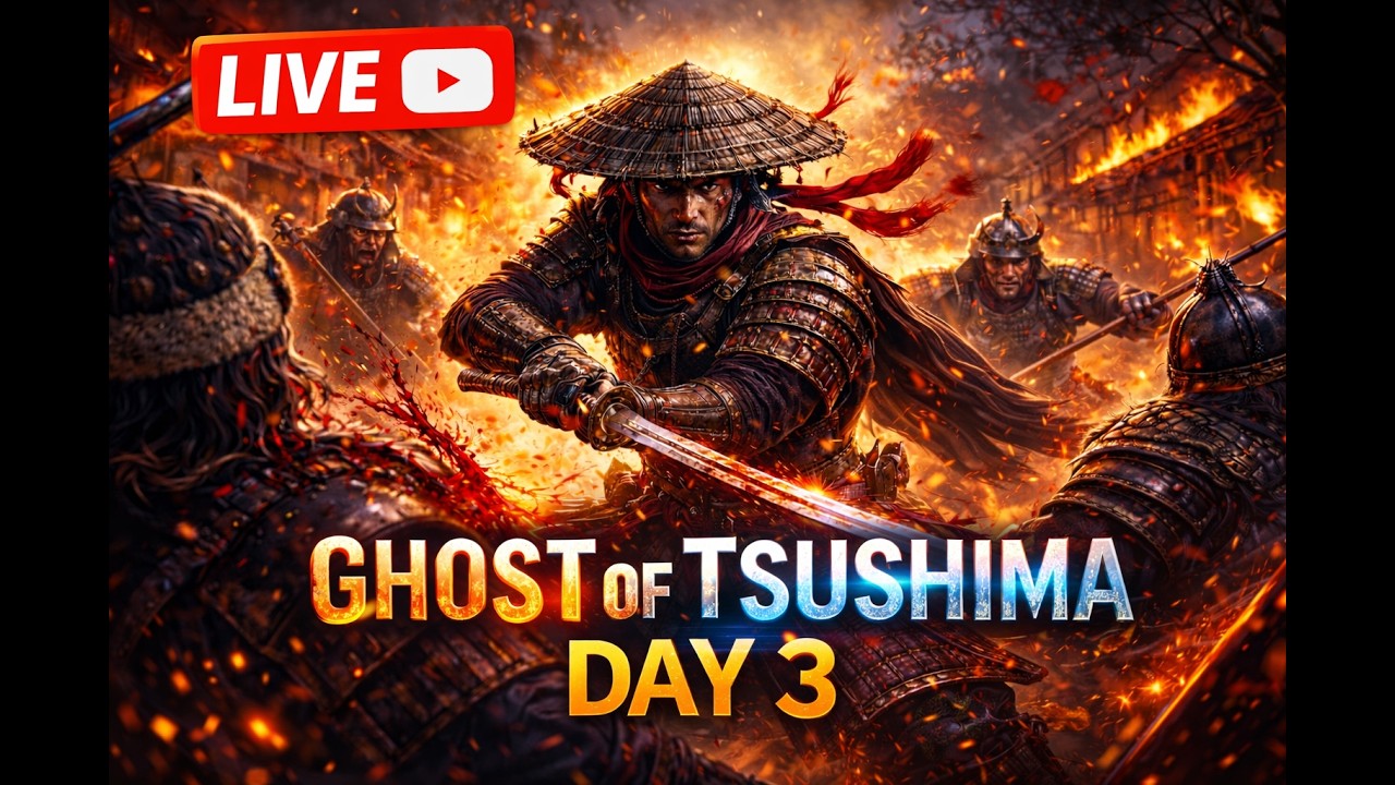 LIVE Ghost of Tsushima - Becoming The Ghost| Day 3