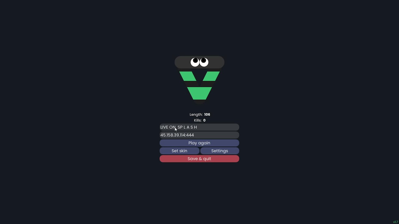 Splash  live slither.io