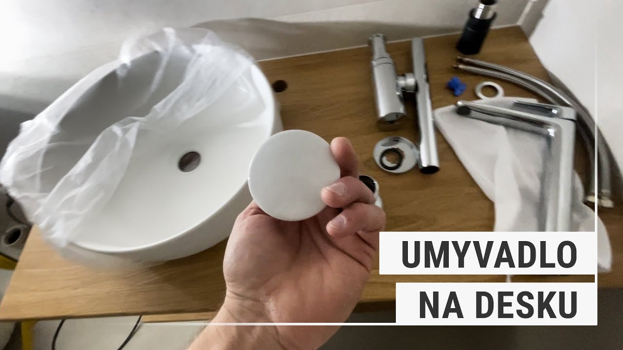 Montáž umyvadla na desku | #111 Stavba domu svépomocí