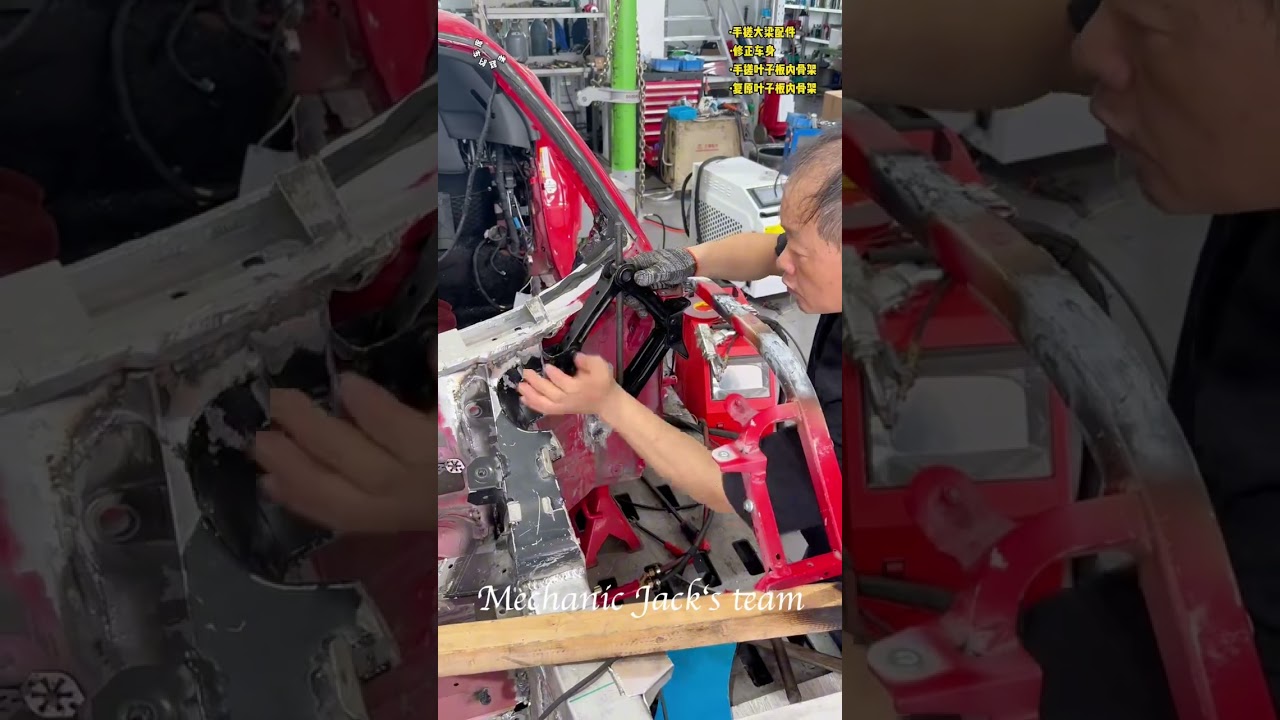 Crashed Ferrari Restoration