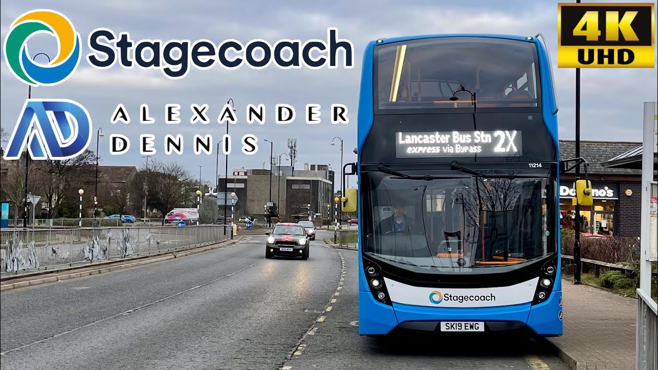 [Stagecoach Cumbria And North Lancashire: 2X Lancaster to Morecambe via Heysham] ADL Enviro400MMC