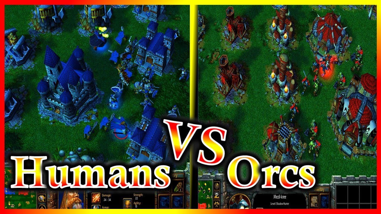 humans vs orcs