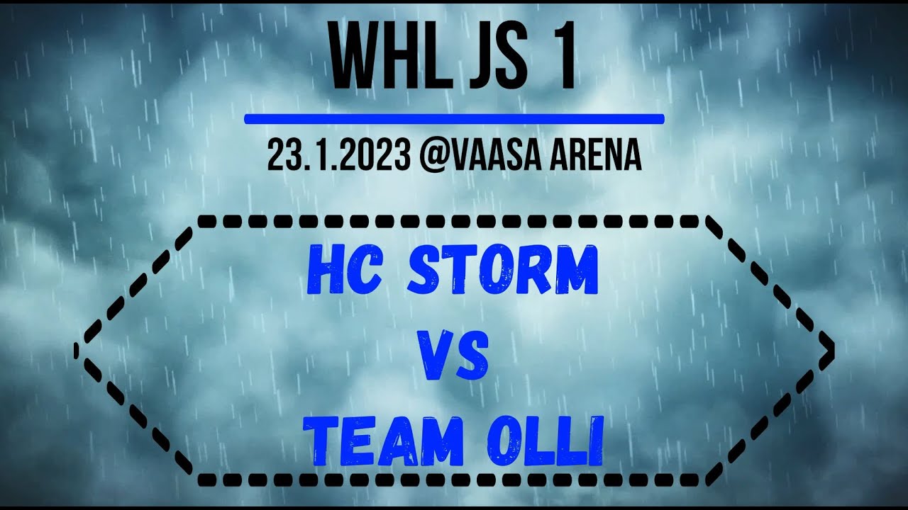 WHL HC Storm vs Team Olli 23.1.2023