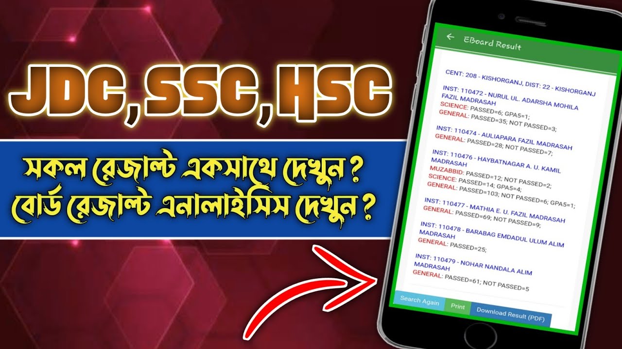 How to check District result| Individual Result| Institute result| Centre result| Itech kholil