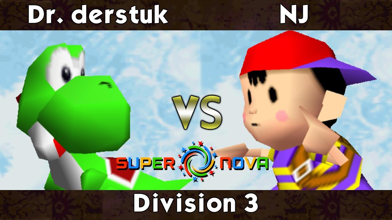 Supernova 2025 - Dr Derstuk (Yoshi) Vs. NJ (Ness) Smash Bros - SSB64