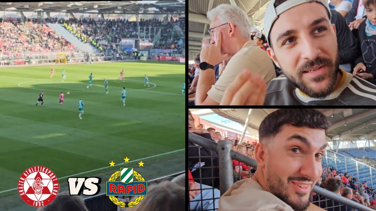 GAK 1902 VS SK RAPID WIEN 🏟️⚽ Spannend bis zum Ende... 🔥🔥 @grazerak