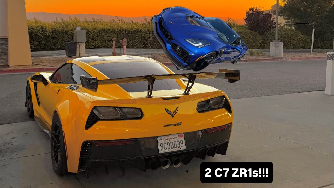 БЕРУ СВОЙ 800-СИЛЬНЫЙ C7 ZR1 НА АВТОВСТРЕЧУ! 2 C7 ZR1!!!