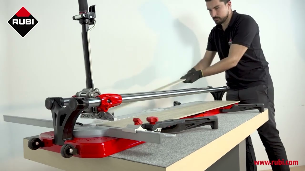 How to use: Rubi TX-MAX Tile Cutter (TX-MAX 710, 1020, 1250) - Available at buybrandtools.com