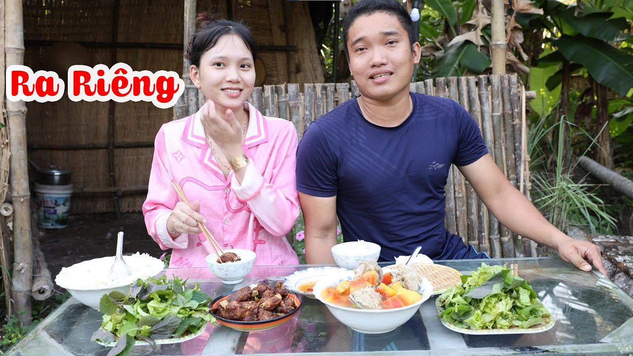 Ngày Đầu Riêng Nấu Sườn Hầm Đu Đủ Sườn Ram Mặn Đậm Nét Quê #5