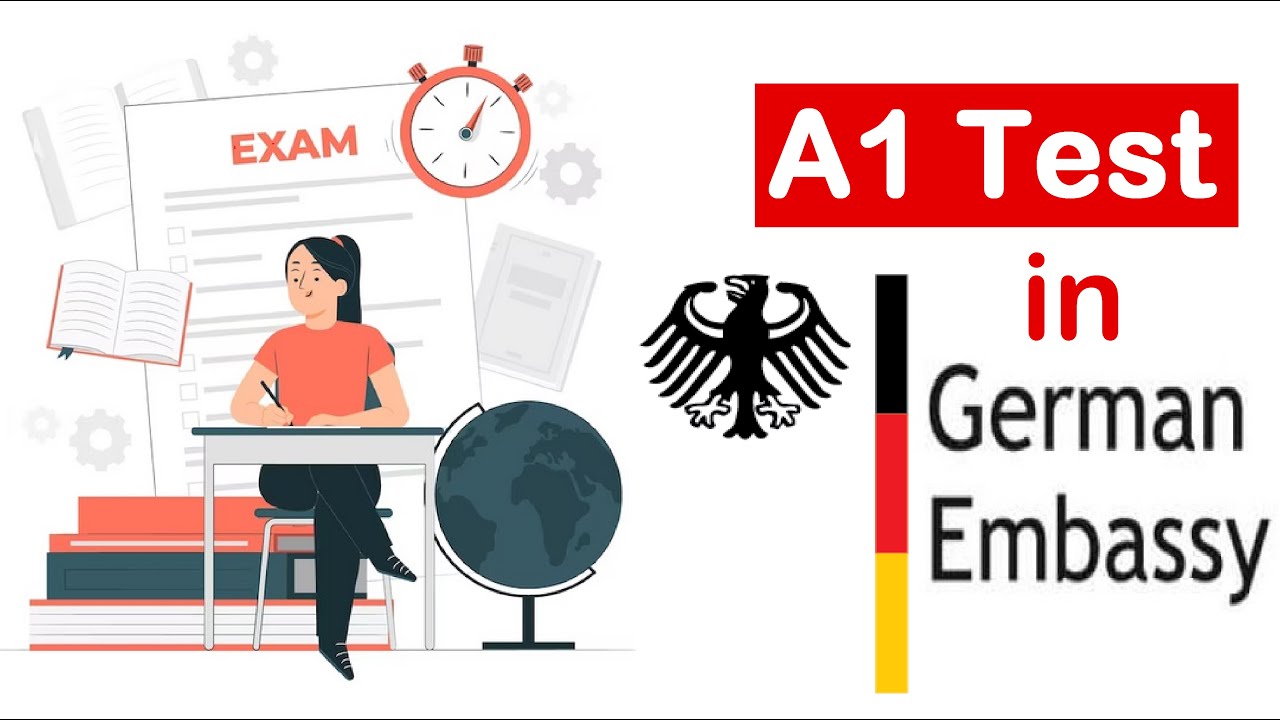 German Test in German Embassy | What Visa Officer asks? Niveau A1