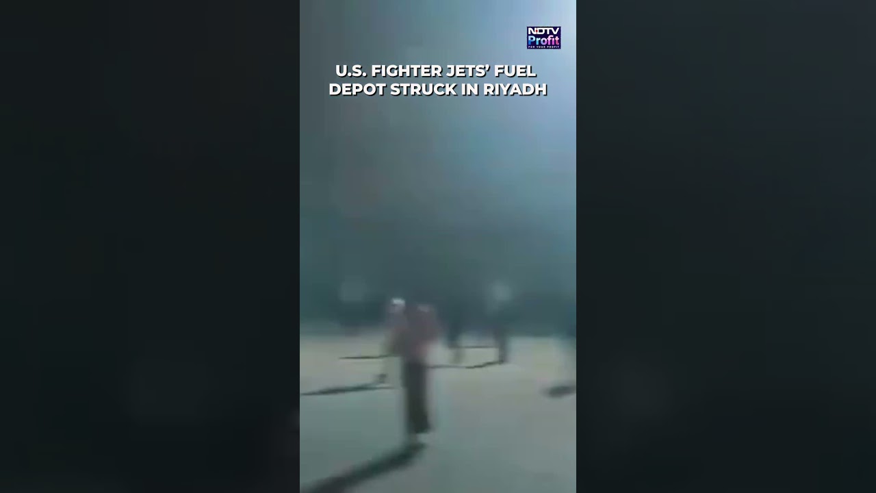 Moments Of Destruction In Riyadh: US Fighter Jets' Fuel Depot Struck