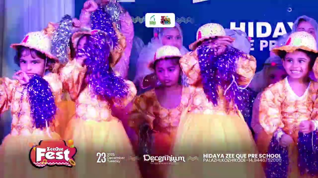 HIDAYA ZEE QUE FEST | WELCOME DANCE | Hidaya Zee Que Preschool,Palazhi