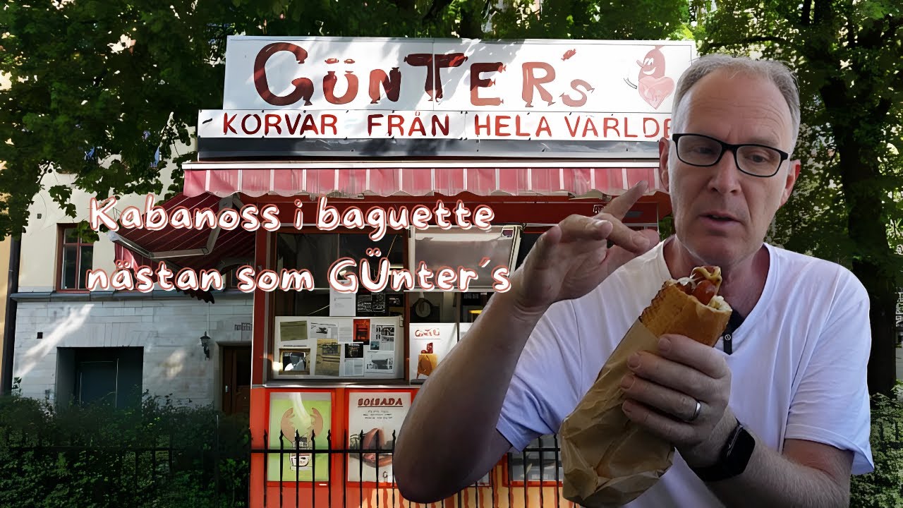Kabanoss i baguette nästan som GÜNTERS KORV