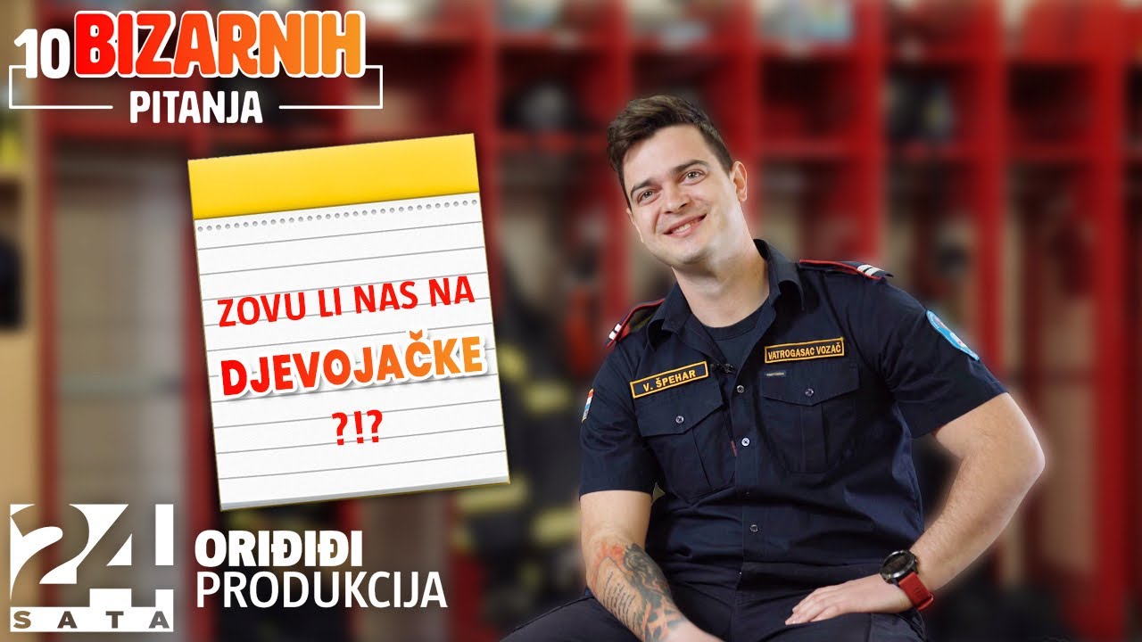 Vatrogasac: 'Ovo je jedno od najsexy zanimanja' | 10 BIZARNIH PITANJA