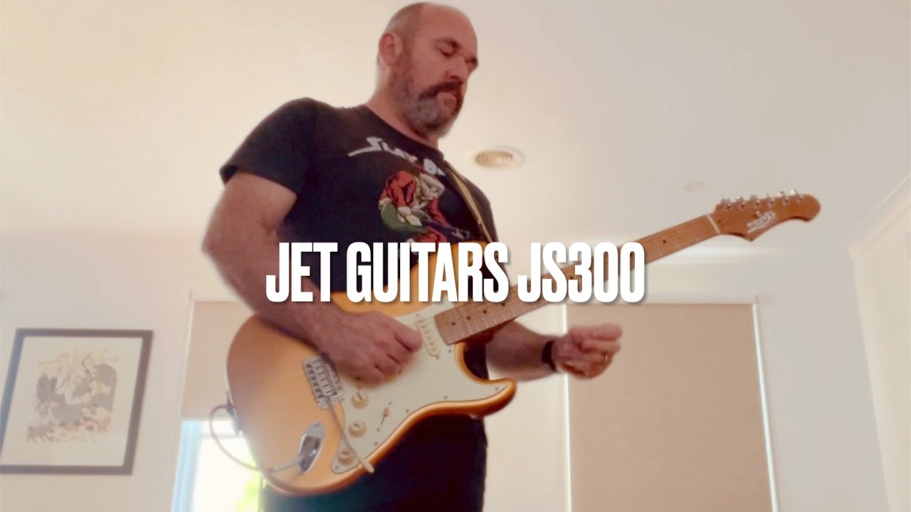 Jet Guitar JS-300 Gold quick jam around