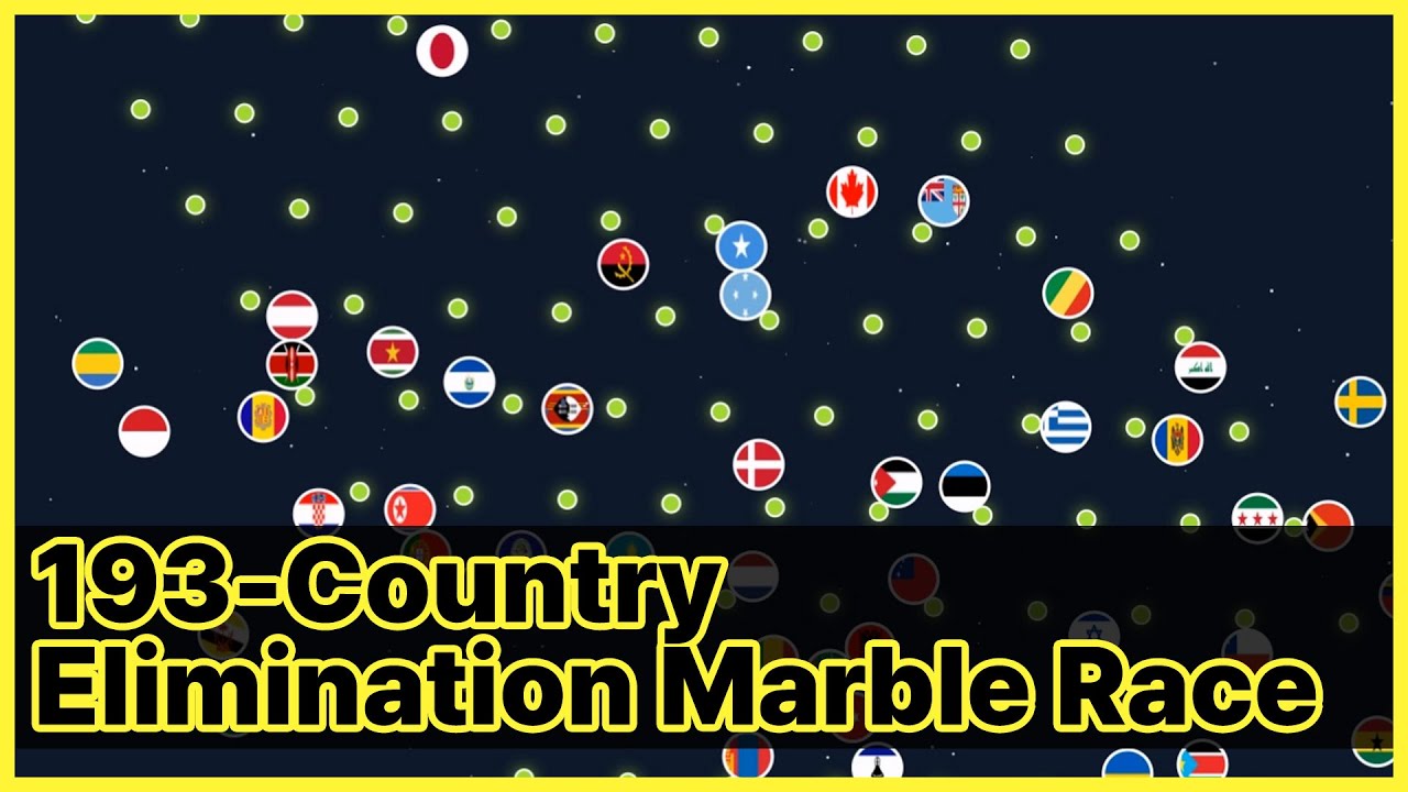 Marble Race - 193 Countries Elimination